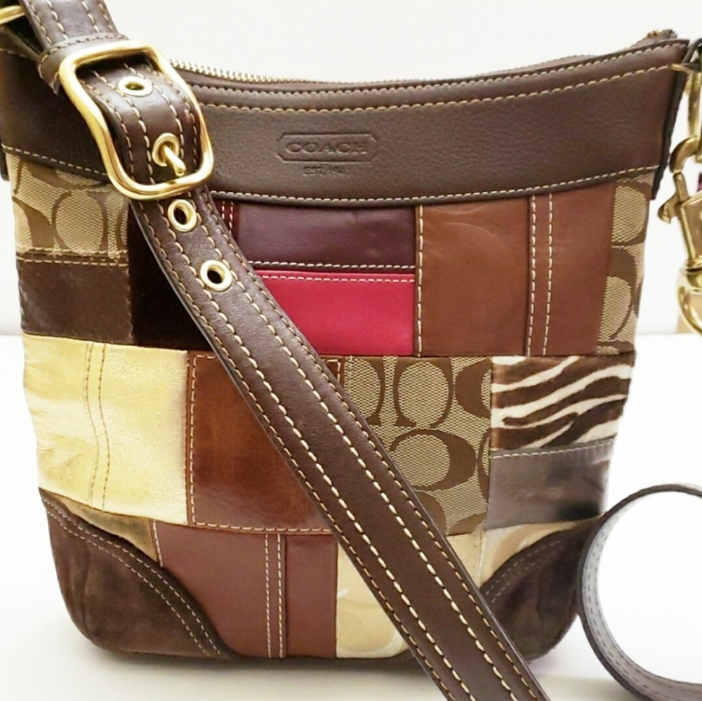 Coach  Patchwork Crossbody Bag
